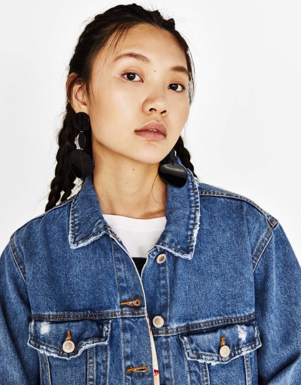 Oversized denim jacket