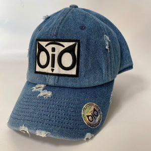 OiO Cap Jeans Blue , Black & White