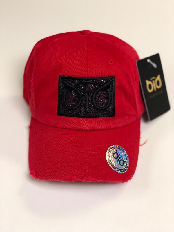 OiO Cap Red & Black Shine